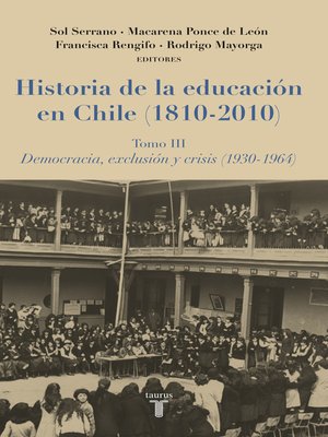 cover image of Historia de la educación en Chile (1810-2010)